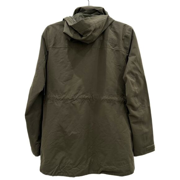 The North Face Westoak City Olive Green Trench Jacket. - Picture 4 of 8